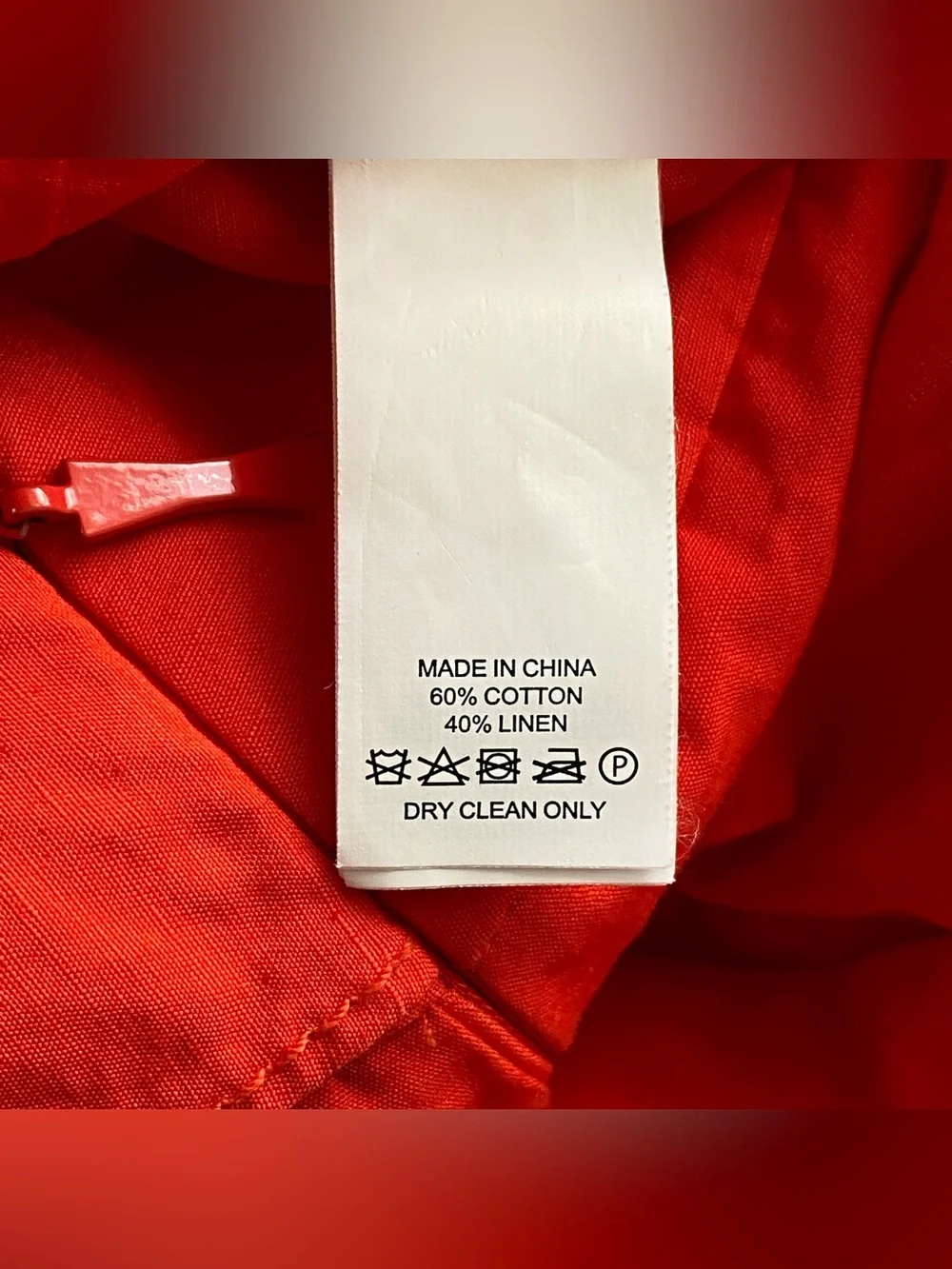 Kate Spade Cherry Pepper Slub Linen/ Cotton Colotte Scenic Route Pants Size 2